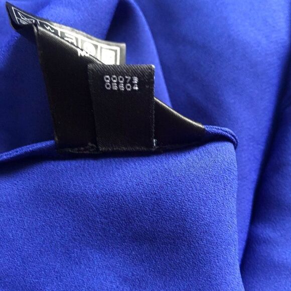 Ted Baker Silk Dress, Sleeveless, Blue Size 2 - Picture 7 of 11